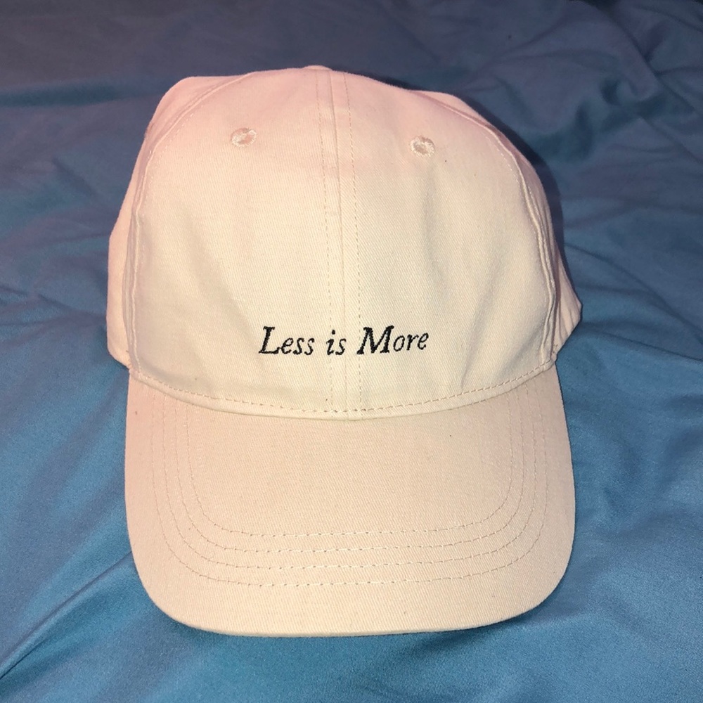 Men’s Merit Less is More hat, Cream color one size